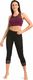 Teyli Top damski sportowy Lino bordo L Czerwony 3