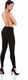 Teyli Legginsy sportowe bawełniane Push Up czarne Czarny XS 1