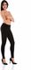 Teyli Legginsy sportowe bawełniane Push Up czarne Czarny XS 1