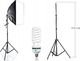 Lampa studyjna LAMPA SOFTBOX 50X70 400W ŚWIATŁA CIĄGŁEGO +STATYW 5