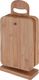 Deska do krojenia Excellent Houseware bambusowa 15x7cm 6szt. ze stojakiem 1