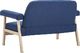 Elior 2-osobowa sofa tapicerowana Eureka 2B - granatowa 3