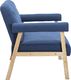 Elior 2-osobowa sofa tapicerowana Eureka 2B - granatowa 9