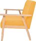 Elior 2-osobowa żółta sofa retro - Vita 2X 5