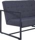 Elior Dwuosobowa grafitowa sofa - Mefir 3