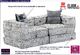 Elior Dwuosobowa szara sofa modułowa - Demri 3D 1