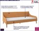 Elior Pomarańczowa sofa z materacem - Fremen 2