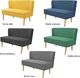 Elior Romantyczna sofa Shelly - jasnoszara 3