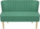 Elior Romantyczna sofa Shelly - zielona 3