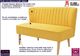 Elior Romantyczna sofa Shelly - żółta 1