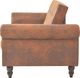 Elior Rozkładana pikowana brązowa sofa - Image 10