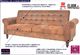 Elior Rozkładana pikowana brązowa sofa - Image 1