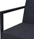 Elior Zgrabna 2-osobowa sofa Mefir - ciemnoszara 2