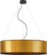 Lampa wisząca Lumes Złota lampa wisząca w stylu glamour 80 cm - EX325-Portona 1
