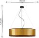 Lampa wisząca Lumes Złota lampa wisząca w stylu glamour 80 cm - EX325-Portona 3