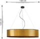 Lampa wisząca Lumes Złota lampa wisząca z okrągłym abażurem 100 cm - EX326-Portona 3