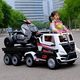 Super-Toys Mega truck, ciężarówka z przyczepą gigant zestaw BDQ-2020 31