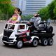 Super-Toys Mega truck, ciężarówka z przyczepą gigant zestaw BDQ-2020 33