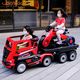 Super-Toys Mega truck, ciężarówka z przyczepą gigant zestaw BDQ-2020 34