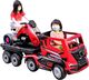 Super-Toys Mega truck, ciężarówka z przyczepą gigant zestaw BDQ-2020 36