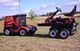 Super-Toys Mega truck, ciężarówka z przyczepą gigant zestaw BDQ-2020 58