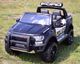 Super-Toys FORD RANGER F150RP POLICJA LICENCJA, MIĘKKIE KOŁA EVA, MIĘKKIE SIEDZENIE, WOLNY START, KLUCZYK FULL OPCJA 12V 42