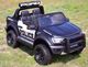 Super-Toys FORD RANGER F150RP POLICJA LICENCJA, MIĘKKIE KOŁA EVA, MIĘKKIE SIEDZENIE, WOLNY START, KLUCZYK FULL OPCJA 12V 4