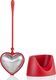 AdHoc Zaparzacz do herbaty BIG HEART czerwony uniwersalny 1
