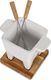 Boska Zestaw Tapas Fondue biały 200ml dąb (7617) 4
