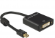 Adapter AV Delock DisplayPort Mini - DVI-I czarny (62603) 1