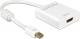 Adapter AV Delock DisplayPort Mini - HDMI biały (62612) 1