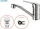 Bateria umywalkowa Sotbe Mardola stojąca chrom (MAR-SSR-40201183) 2
