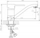 Bateria umywalkowa Sotbe Unicorn stojąca chrom (UNI-SSR-14259211) 5