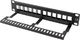 Lanberg Patch panel 1U 10" Pusty 12x slot keystone Czarny (PPKS-9112-B) 1