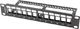Lanberg Patch panel 1U 10" Pusty 12x slot keystone Czarny (PPKS-9112-B) 1