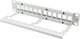 Lanberg Patch panel 1U 10" Pusty 12x slot keystone Szary (PPKS-9112-S) 1