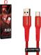 Kabel USB Somostel USB-A - USB-C 1 m Czerwony (25697) 2