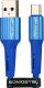 Kabel USB Somostel USB-A - USB-C 1 m Niebieski (25699) 1