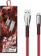 Kabel USB Somostel USB-A - microUSB 1 m Czerwony (25702) 2