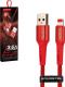 Kabel USB Somostel USB-A - Lightning 1 m Czerwony (25927) 2