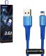 Kabel USB Somostel USB-A - Lightning 1 m Niebieski (25928) 2