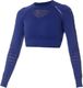 Brubeck LC10020 Damski top GYM z długim rękawem ciemnoniebieski M 1