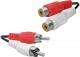 Kabel RCA (Cinch) x2 - RCA (Cinch) x2 5m czarny 1