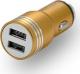 Ładowarka Nafumi 2x USB złoty 1