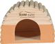 Zolux Domek drewniany dla gryzonia Home Color z bali S 150x210x150 mm 2