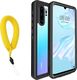 Strado Etui Wodoodporne + pasek Huawei P30 Pro - Black uniwersalny 1