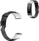 Strado Pasek skórzany do Huawei Band 3/4 PRO (Czarny) uniwersalny 1