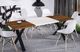 ENDO Stół X 130(170)x80 dąb stirling rozkładany w stylu industrialnym ENDO 2