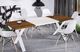 ENDO Stół X 130(170)x80 dąb stirling rozkładany w stylu industrialnym ENDO 3