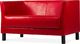 Konsimo Sofa ESPECTO czerwona do salonu KONSIMO 1